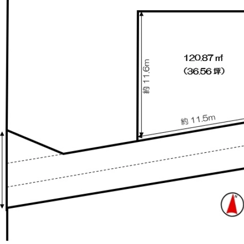 静岡市葵区田町1丁目　土地（B区画）　のサムネイル