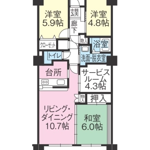 サンコーポ竜南のサムネイル